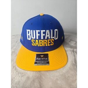 Fanatics Buffalo Sabres NHL Snapback Hat Blue Gold